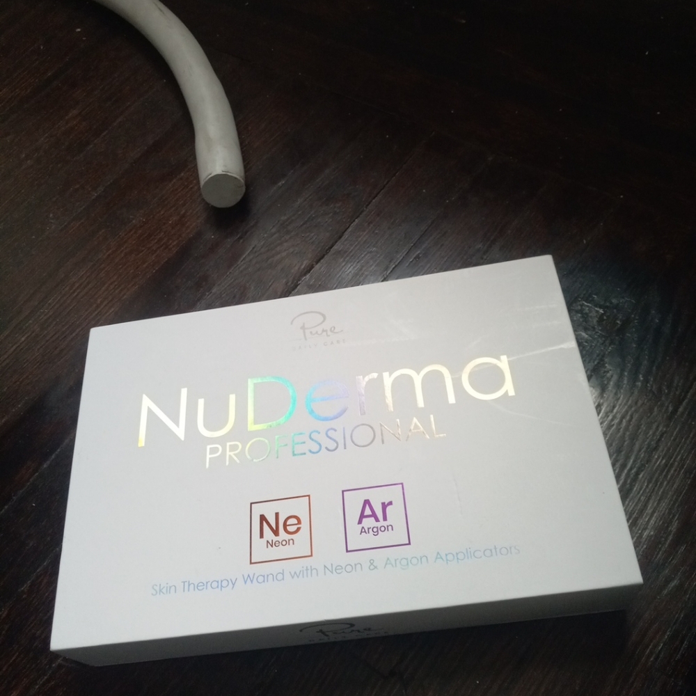 Pure Daily Care NuDerma Professional Skin Therapy Wand Machine with Neon & Argon